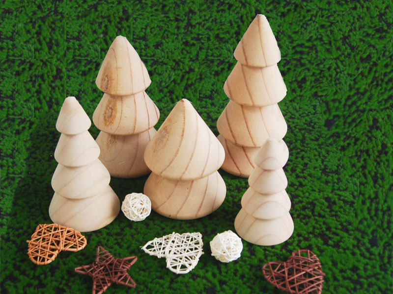 Wood Christmas tree decoration